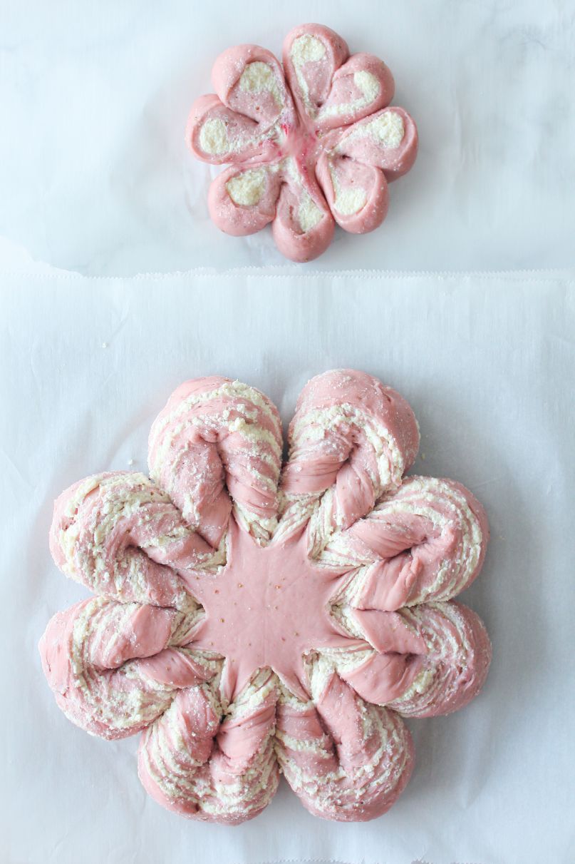 Flower bread by Kexin